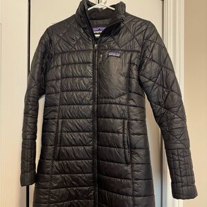 Patagonia Women's Quilted Black Puffer Coat